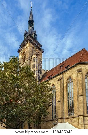 The Stiftskirche (Collegiate Church) is an inner-city church in Stuttgart the capital of Baden-Wurttemberg Germany