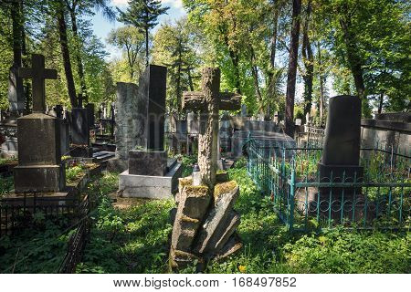 Old Graves In Lviv
