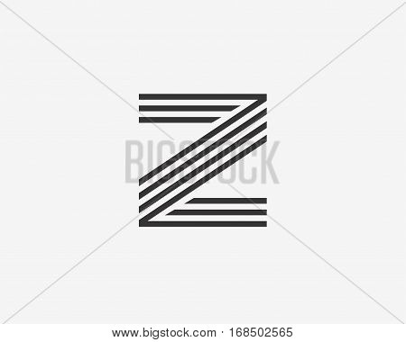 Z letter alphabet business sport .Logotype symbol icon.