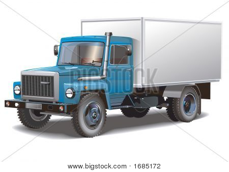 eine typische russische Lkw