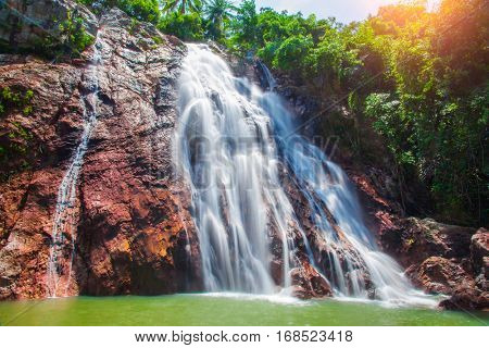 Na Muang 1 waterfall, Koh Samui, Thailand