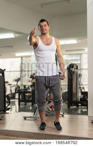 Healthy Man Showing Thumbs Up