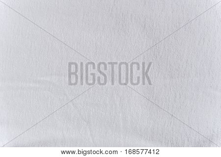Close Up White Fleece Texture. Background