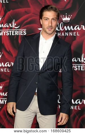 LOS ANGELES - JAN 14:  Daniel Lissing at the Hallmark TCA Winter 2017 Party at Rose Parade Tournament House  on January 14, 2017 in Pasadena, CA