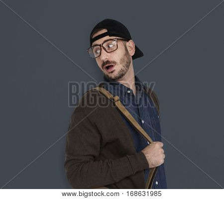 Caucasian Casual Man Snapback