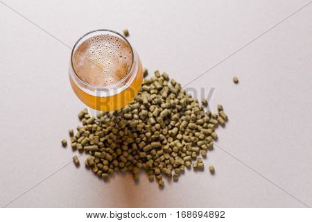 Pale Ale And Hops
