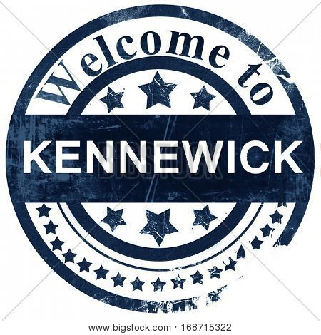 kennewick stamp on white background