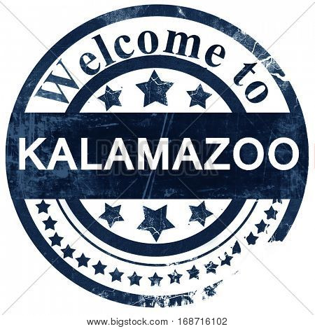 kalamazoo stamp on white background