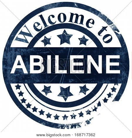 abilene stamp on white background
