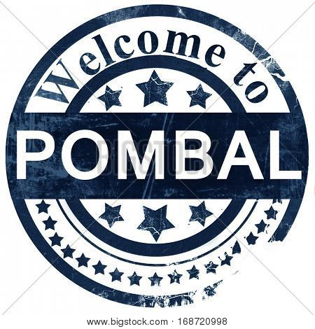 Pombal stamp on white background