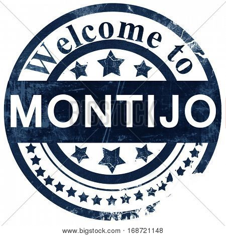 Montijo stamp on white background
