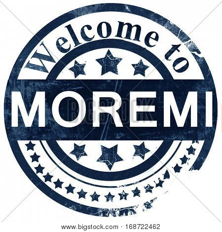 Moremi stamp on white background