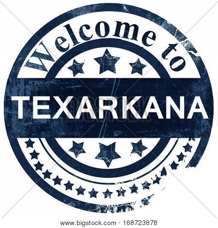 texarkana stamp on white background