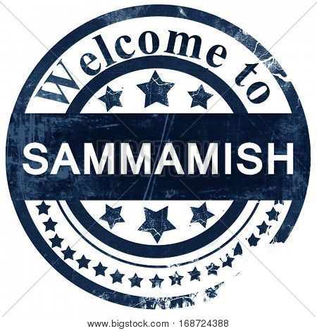 sammamish stamp on white background