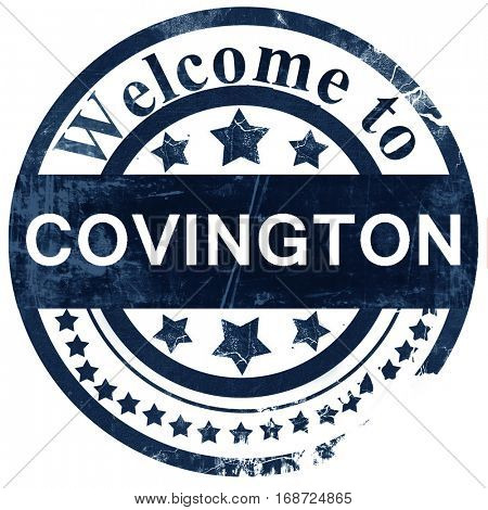 covington stamp on white background