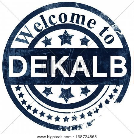 dekalb stamp on white background