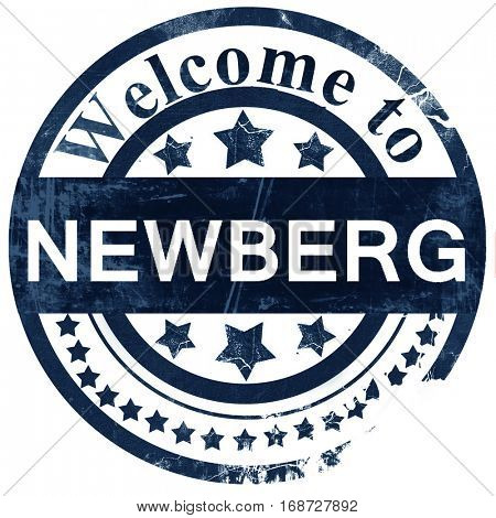 newberg stamp on white background