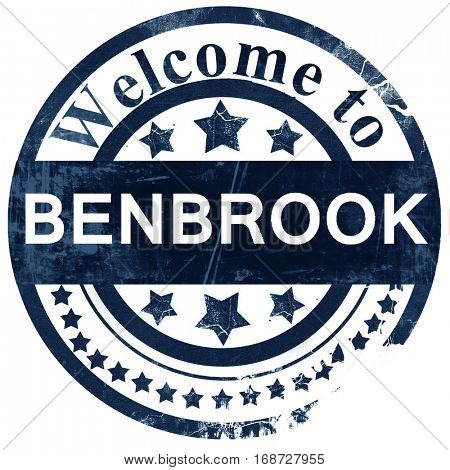 benbrook stamp on white background