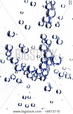 Bolle nel liquido - sfondo natura astratta