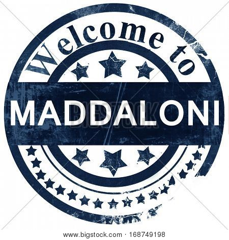 Maddaloni stamp on white background