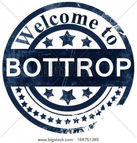 Bottrop stamp on white background