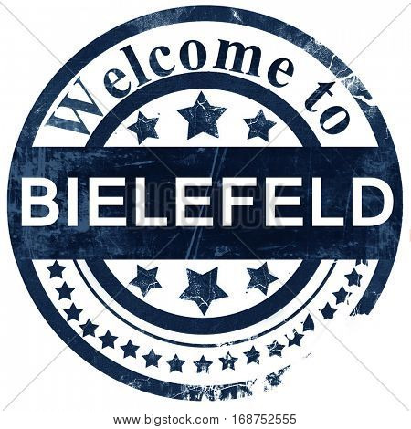 Bielefeld stamp on white background