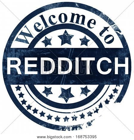 Redditch stamp on white background