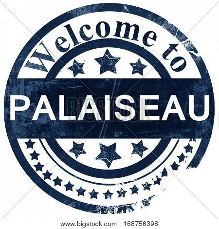 palaiseau stamp on white background