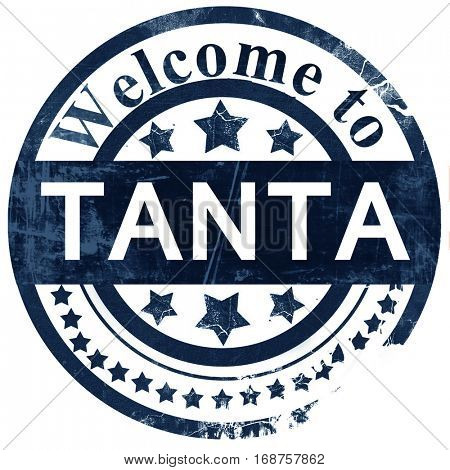 tanta stamp on white background