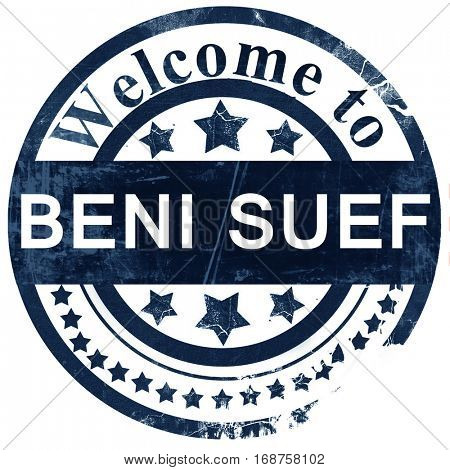 beni suef stamp on white background