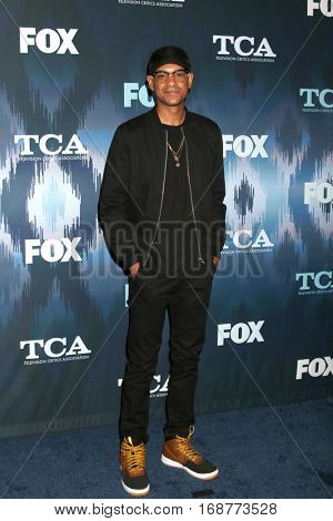 LOS ANGELES - JAN 11:  Yassir Lester at the FOX TV TCA Winter 2017 All-Star Party at Langham Hotel on January 11, 2017 in Pasadena, CA