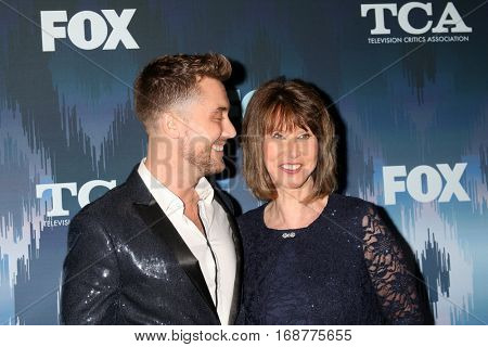 LOS ANGELES - JAN 11:  Lance Bass, Diane Bass at the FOX TV TCA Winter 2017 All-Star Party at Langham Hotel on January 11, 2017 in Pasadena, CA