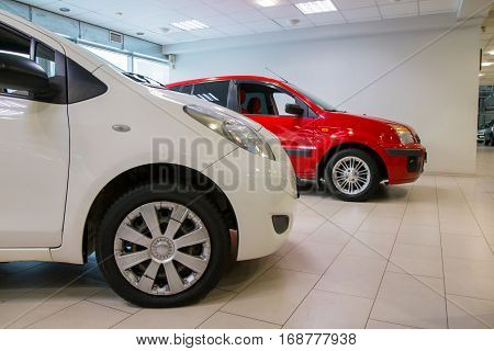 Showroom Of Dealership Chevrolet And Car In It In Kirov City In 2016