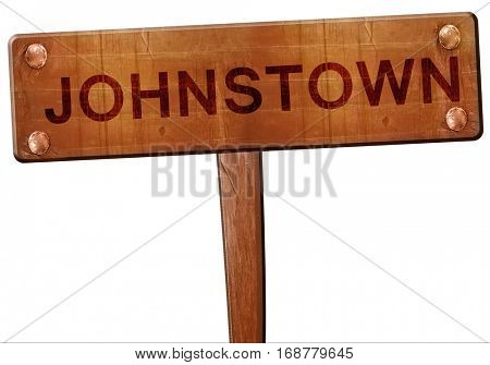 johnstown road sign, 3D rendering