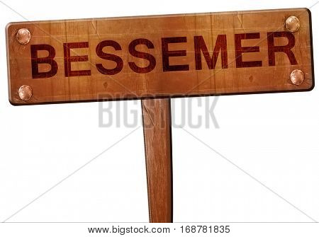 bessemer road sign, 3D rendering