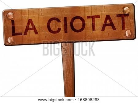 la ciotat road sign, 3D rendering