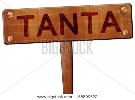 tanta road sign, 3D rendering