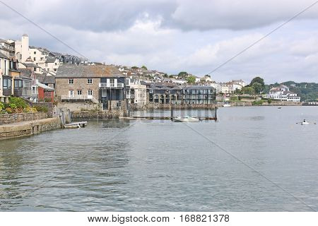 Falmouth town on the River Fal, Cornwall