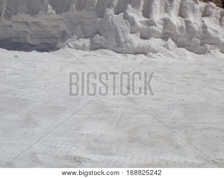Salt desert in Colchani near the town of Uyuni in Bolivia