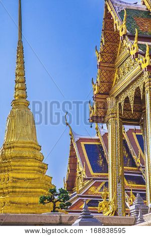 In the Royal Palace of the Great Palace Bangkok Thailand