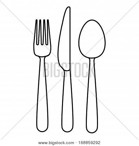 Restaurant cutlery utensils icon vector illustration graphic design