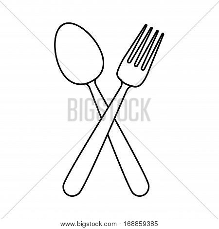 Restaurant cutlery utensils icon vector illustration graphic design