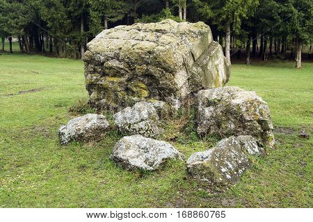 Adolf Hitler bunker remains. Residence 