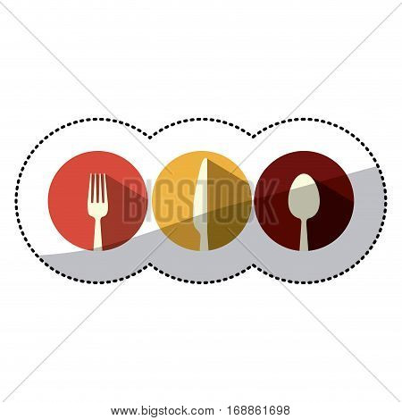 Restaurant cutlery utensils icon vector illustration graphic design
