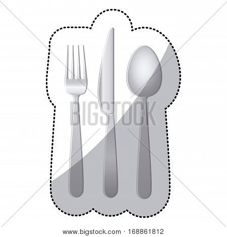 Restaurant cutlery utensils icon vector illustration graphic design