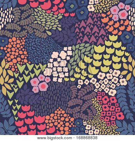 Vector collection of plant elements for design
