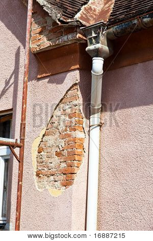 Old house being renovated