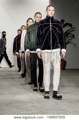 New York Fashion Week: Men’s Palmiers Du Mal Fw 2017 Collection