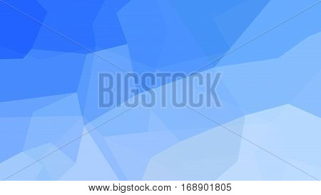 minimalist vector illustration with a blue polygons