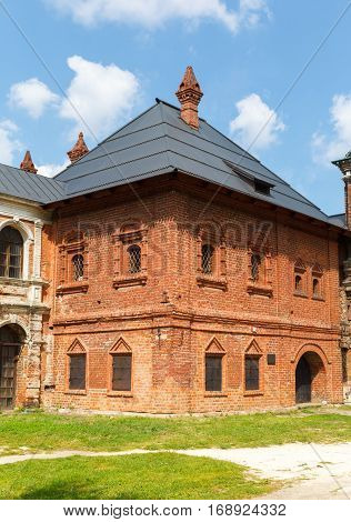 Krutitsy Metochion of Russian Orthodox Church, in the summer on a sunny day. Moscow, Russia